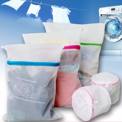 China Modern Fine Mesh Laundry Bags Polyester Washing Bag For Washing Machine for sale