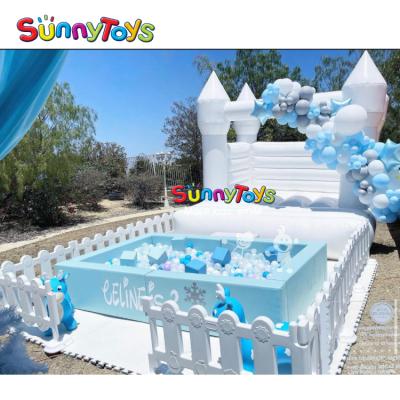 China Soft kids party ball rental mine play equipment with play tunnel tomas train soft felt to play pink book for sale