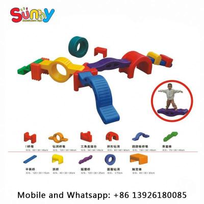 China Children play eqipment play center preschool kids slide kids to ride physical training room sensory equipment for sale