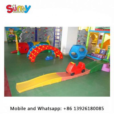 China Kids Play eqipment Play Center Preschool Preschool Children Talking Pen Book Kindergarten School Plastic Furniture Slide for sale