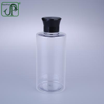 China Cosmetic Empty Transparent Plastic Cosmetic Liquid Bottle Make Up Remover 400ml for sale