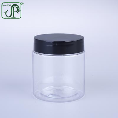 China Daily use/cosmetics storage 80ml /food round shape empty PET plastic jars for skin care cream packaging for sale