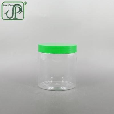 China BEAUTY PACKAGING 480ml Body Butter Jar Mouth Jar Plastic Wide Moisturizer Packaging for sale