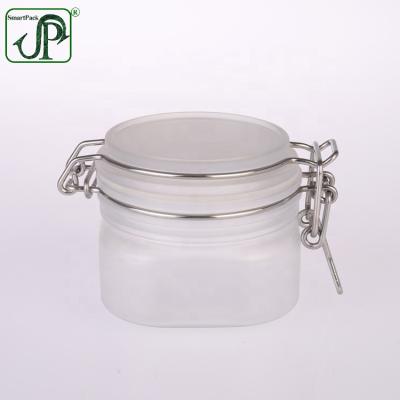 China Food OEM Services 150g Cosmetic Plastic Square Jar Manufacturer In Guangzhou for sale