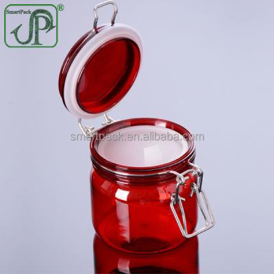 China 300g Food PET Material Airtight Canister Airtight Jar Airtight Jar for sale