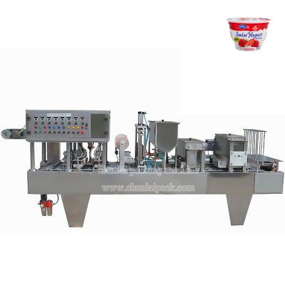 China BG60A High Force Full Automatic Yogurt Cup Filling Sealing Machine for sale