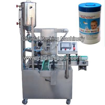 China Wenzhou Chunlai Beverage Packing Machine KIS-1800 Face Cream Milk Bottle Filling Rotary Sealing Machine for sale