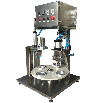 China Good Performance Pneumatic Semi-automatic Bubble Tea and Yogurt Juice Paper Plastic Cup Sealer Sealing Machine with Low Failure Rate for sale