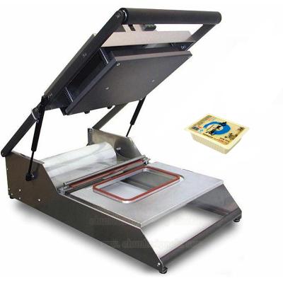 China Food Fruit Restaurant Fast Food Container Sealing Tofu Vegetable Box Packing HS Series Manual Tray Heat Sealer for sale