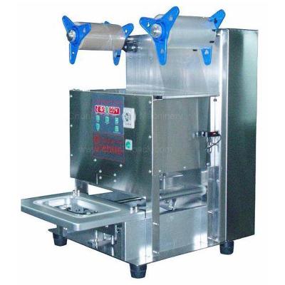 China Desktop Automatic Food Tray Sealing Machine for sale