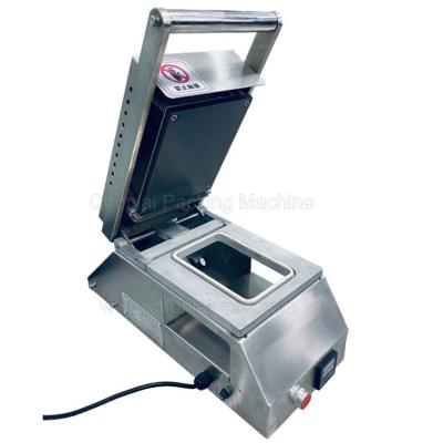 China Manual Food/Tofu Chunlai Fast Food Box Tray Sealing Machine for sale