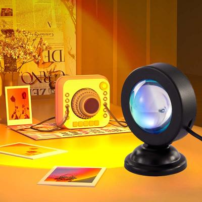 China Home Romantic Night Lamp Home Romantic Night Projection Rainbow Sun Atmosphere Room Bedroom Decoration Mini Floor Shade Bedroom Decoration Sunset Light for sale