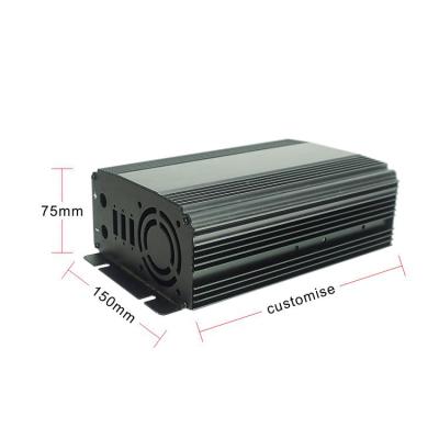 China Power Inverter Custom Extruded Electronic Heat Sink Aluminum Enclosure For PCB for sale