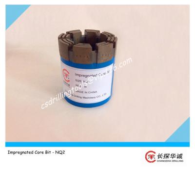 China NQ2 High Quality Synthetic Wireline Impregnated diamond core bit for sale