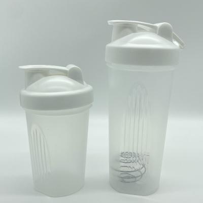 China Wholesale gym 400ml and 600ml fitness logo protein sports viable custom water bottle shaker bottle with mixer ball for sale