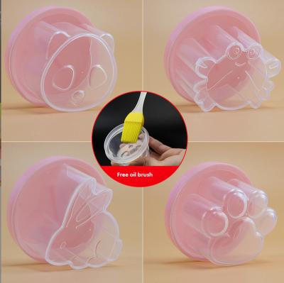 China Sustainable Fashionable Home And Kitchen Accessories Non Stick Multi Custom Plastic DIY Cake Pudding Mold For Kids for sale