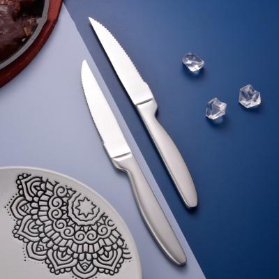 China 420 Durable Hot Selling Stainless Steel Matte Polish Steak Knife Classic Kitchen Knife for sale