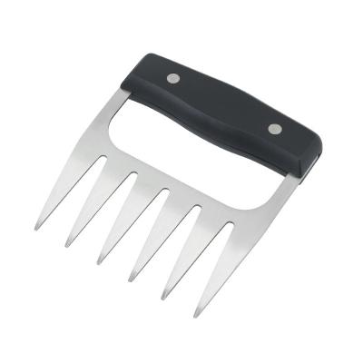 China Easily Cleaned BBQ Meat Forks For BBQ Bear Shredder Plastic Meat Claw Metal Shredder BBQ Fork Bear Claw Meat Claw for sale