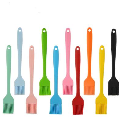 China Easily Cleaned Standard Heat Resistant Colorful Silicone Oil Brush Butter Brush BBQ Grilling Brush for sale