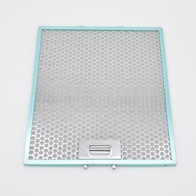 China Stainless Steel Round Hole Perforated Metal Mesh Grease Hood Filter For Cooker Hood for sale