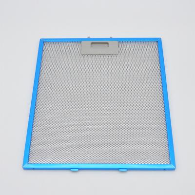 China Construction Material Shops Aluminum Mesh Washable Replacement Cooker Hood Grease Filter for sale