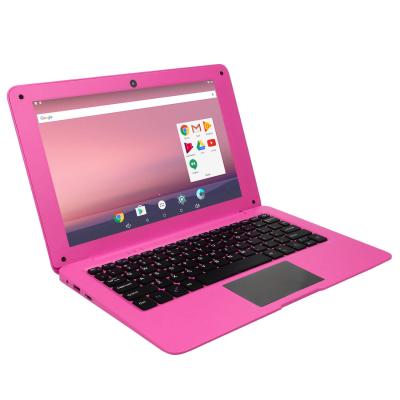 China Camera Wholesales Portable Colorful Pink 10.1 Inch Allwinner A64 Android Mini Laptop Computer for sale