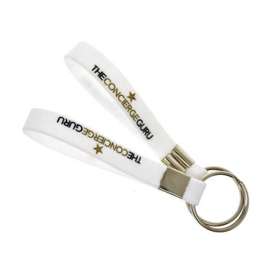 China Suitable for Travel Keychain Wrist Key Holder Ball Car Key Chain Wristband Silicone Key Chain Wristband for sale