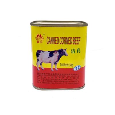 China Halal Certificated Canned Corned Beef Meat Canned Beef Corned Beef Halal Food Ready For Export for sale