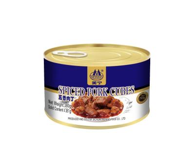 China HACCP Canned Food 500g Canned Ready Made Meat Braised 50% Pork Canned Pork Meat for sale