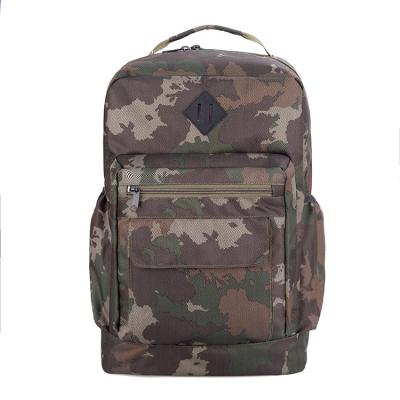 China Camouflage Waterproof High School Travel Backpack Durable Waterproof Laptop Backpack For Men for sale