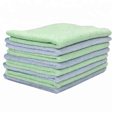 China Car Care Microfiber Polishing Detailing Glass Towels 45x45cm High Quality QUICK DRY Cleaning Cloths for sale