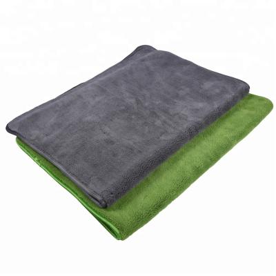 China High Quality Polyester QUICK DRY Auto Colth Microfiber Soft Water Absorption Fluffy Car Wash Drying Towel for sale