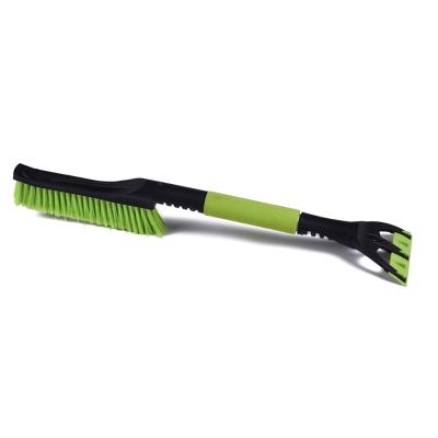 China OEM Eco-friendly Custom 2 in 1 Long Handle Multifunctional Adjustable Car Snow Brush Ice Scraper for sale