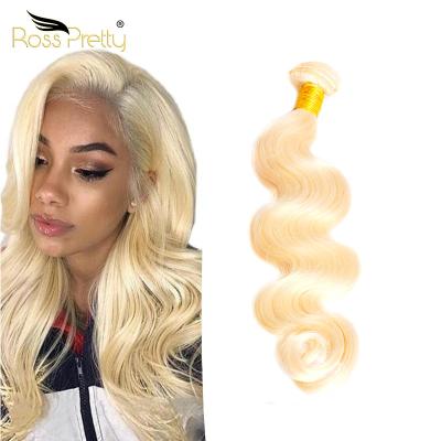 China 10 Inch Virgin Hair Blonde Body Wave Ross Pretty Bundles X-pression Hair Extensions Hair Collection Angels Braiding Weave for sale