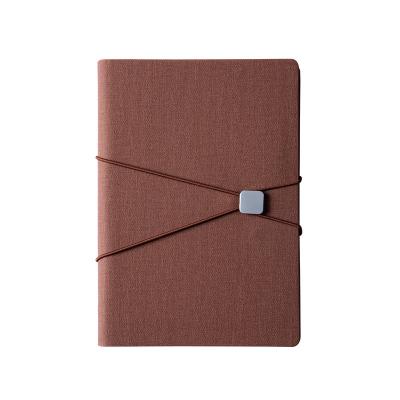 China Promotion manufacture 6 ring binder cloth texture office gift box \ business \ school \ office set custom notebook printing logo wholesale a5 notepad notebook for sale