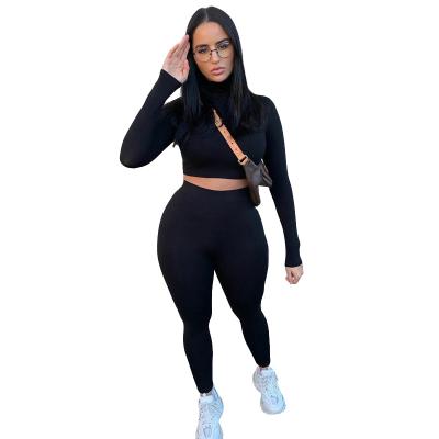 China 2020 Wholesale Breathable High Waisted Women's Clothing Sports Suit Long Sleeved Fitness Clothing Tracksuits for sale