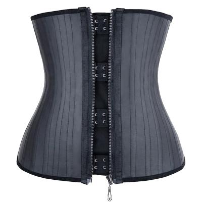 China New Antibacterial Latex 25 High Quality Steel Bone Antibacterial Matte Royal Body Shaper Corset Shapewear Body Shaper Waist Trainer Belt 25 for sale