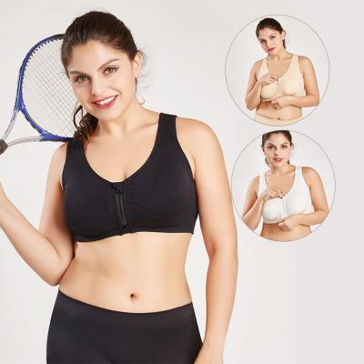 China Breathable Popular Professional Women's Seamless Yoga Shockproof Sports Bra Vest for sale