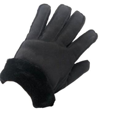 China China Wholesale Cheapest Winter Custom Windproof Suede Faux Fur Warm Gloves Manufacturers for sale