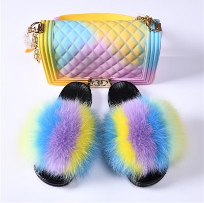 China Cushioning Wholesale Hot Selling Summer Jelly Wallet Leather Custom Slippers Set And Raccoon Slippers Women Shoes for sale