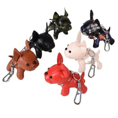 China Accessories Unisex Wholesale Car Bag French Bulldog Key Chain French Bulldog Factory Lovers Gift Key Chain Doll for sale