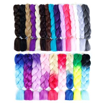 China Wholesale cheap high temperature silky straight big color wig fashion wave chemical fiber high quality braid super silky gradient for sale