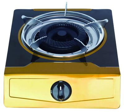 China Factory Simple Workmanship Household Stainless Steel Burner Steel Gas Stove Large for sale