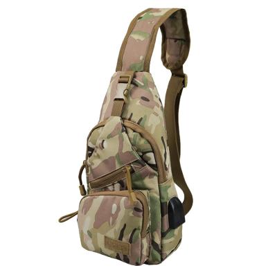 China With USB Chenhao Military Sling Pack Multicam Bug Out Bag Tactical EDC Daypack Molle Sling Rucksack Rucksack Backpack for sale