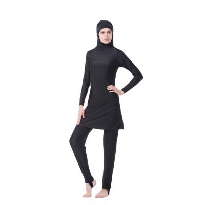 China Wholesale Quick Dry Sun Protective Modest Muslimah Styling Islamic Dubai Two Pieces Summer Muslim Full Cover Abaya Swimwear Women Long Sleeve for sale