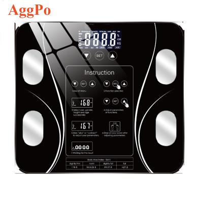 China Viable Home Weight Scale USB Scale Body Fat Monitor Body Weight, Fat, BMI, Water, Muscle etc. massive for sale