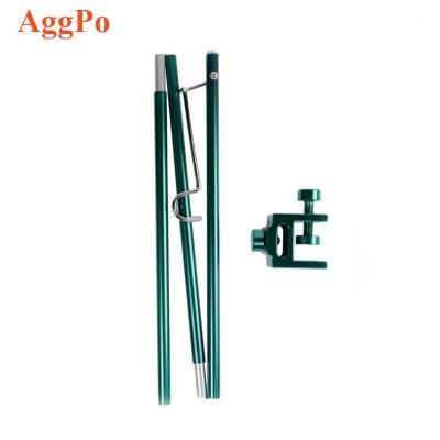 China Aluminum Alloy Lamp Holder 90cm Lamp Post Holder Table Clip Metal Lamp Pole Outdoor Aluminum Portable Folding Hanging Bracket for sale