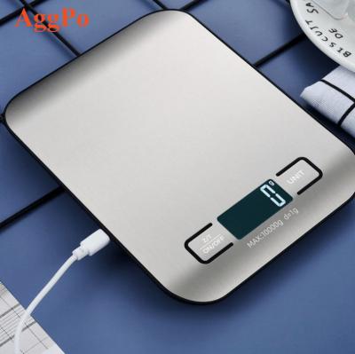 China Weight Measuring Digital USB Electronic Measuring Scale Billing Kitchen Food Cooking Baking Household for sale