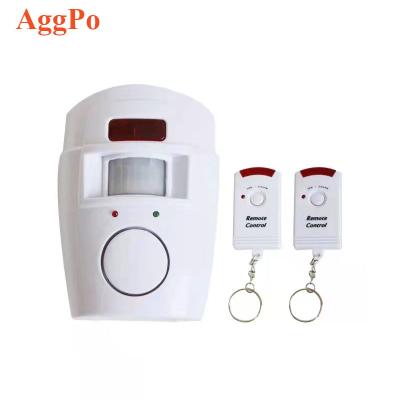 China Wireless Remote Control Anti-theft Sensor Wireless Remote Control Infrared Alarm 2 Detector Battery Operated Anti-theft Detector Alarm Monitor for sale