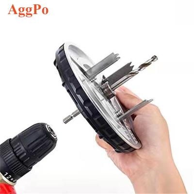 China Durable Nonferrous Metal Saw Drill Adjustable Punch Tool Make Different Diameters Compatible Hole Locate Bit Tool for sale